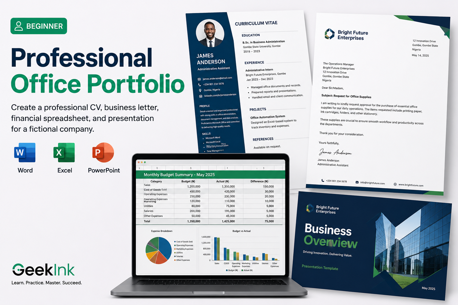 Professional Office Portfolio project preview